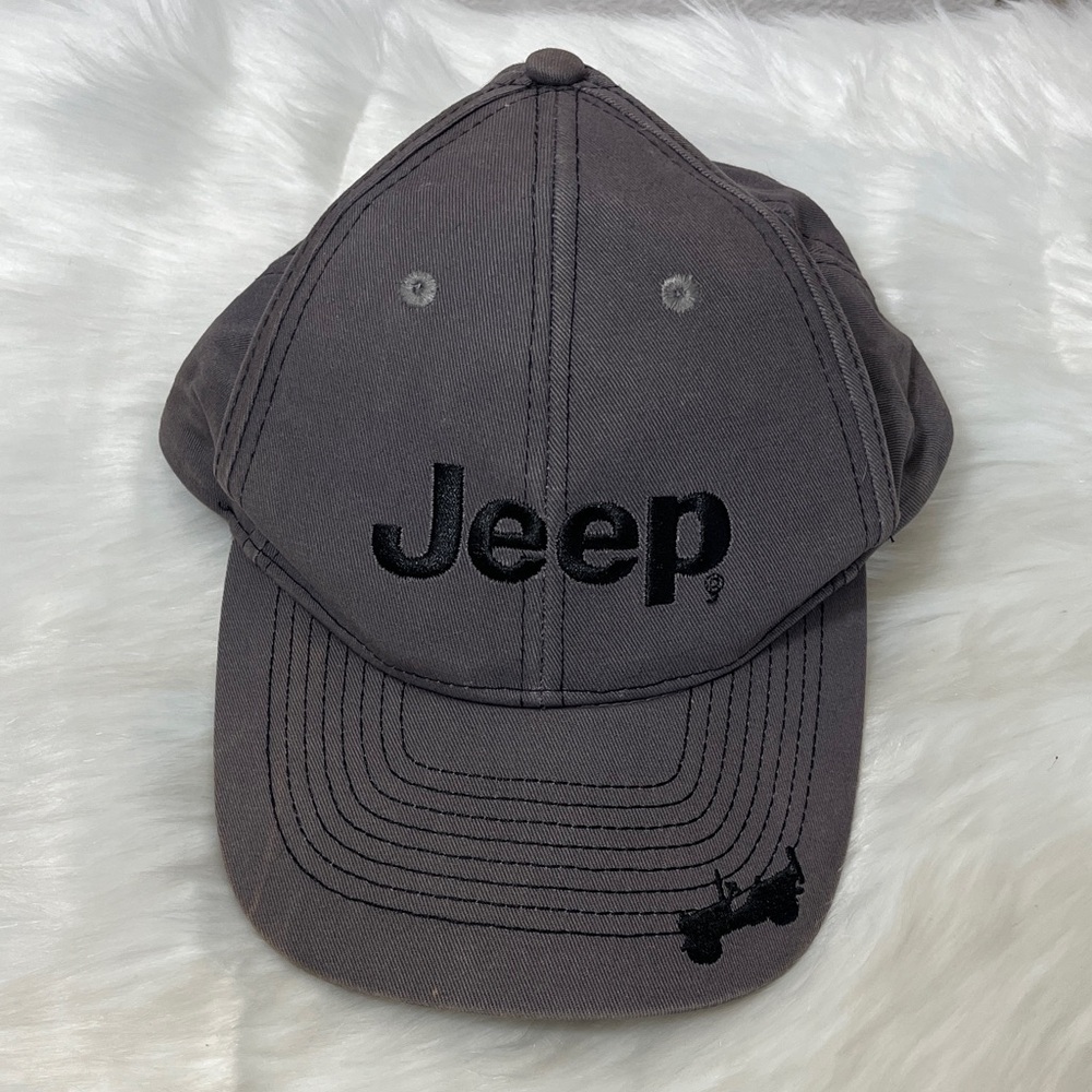 Jeep Charcoal Cap with Black Logo